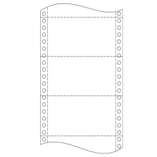 Tabelačný papier 25 x 04" (1+0) TP
