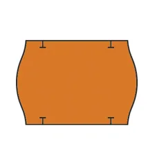Etikety cenovkové 26x18 oranžové