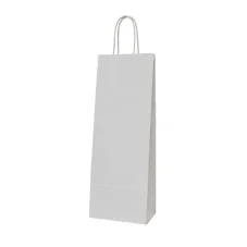 Papierová taška - krútené ucho - 140x80x390 - 300ks/bal, biela