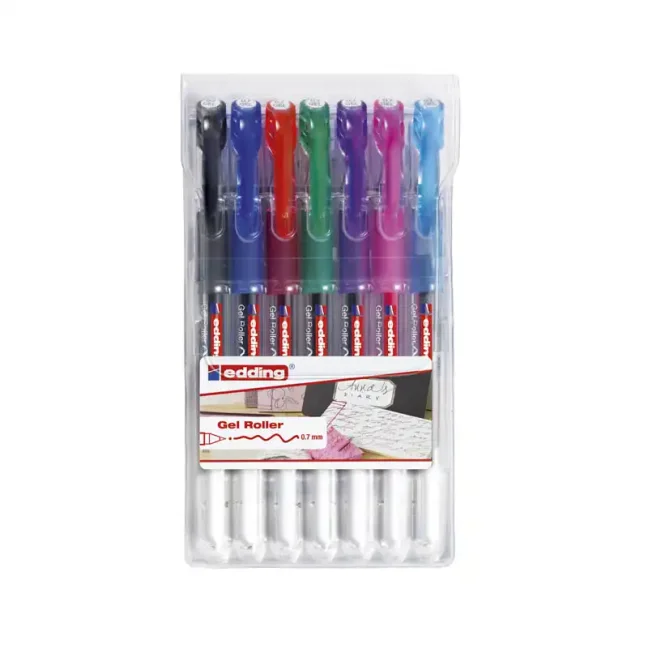 edding 2185 - sada 7 štandardných gélových pier