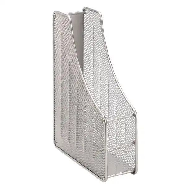 Drôtený stojan na časopisy, strieborný - dopredaj