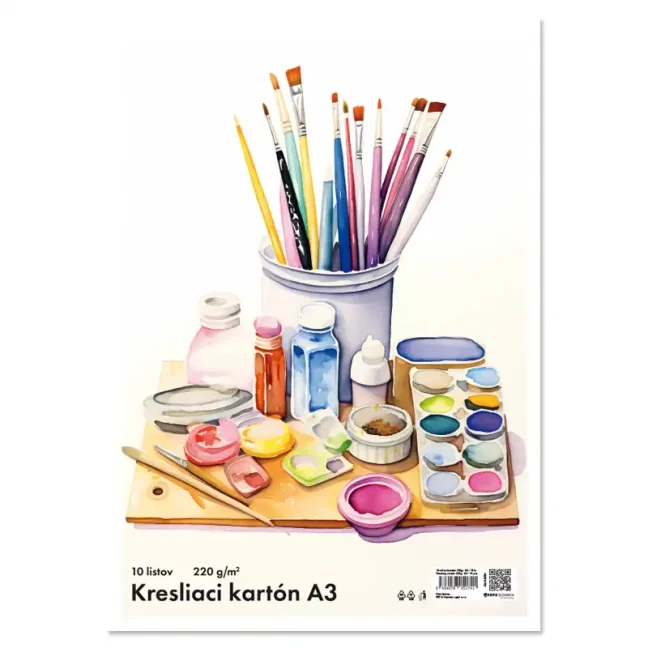 Kresliaci kartón A3, 220g, 10 ks