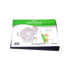 Výkres A4, 180g, čierny / 50 ks
