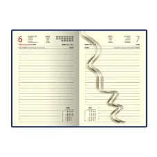 Denný diár A5 TOSCANA modrý 2026