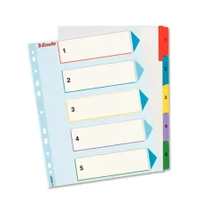 Rozraďovač A4, MYLAR MAXI, 1-5