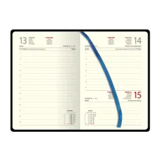 Denný diár A5 ELASTIC blue 2026