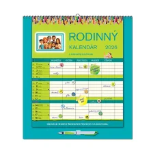 Nástenný kalendár Rodinný kalendár 2026