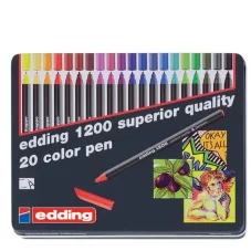 Popisivač edding 1200 color pen sada 20 farieb