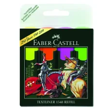 Zvýrazňovač FABER-CASTELL TEXTLINER 1546 sada 4 farieb