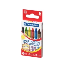 Voskové pastelky CENTROPEN 9530/6, 8 mm