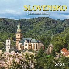 Nástenný kalendár Slovensko štvorec 2027