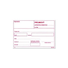 Príjmový pokladničný doklad A6 bez DPH – samoprepis – 100 listov