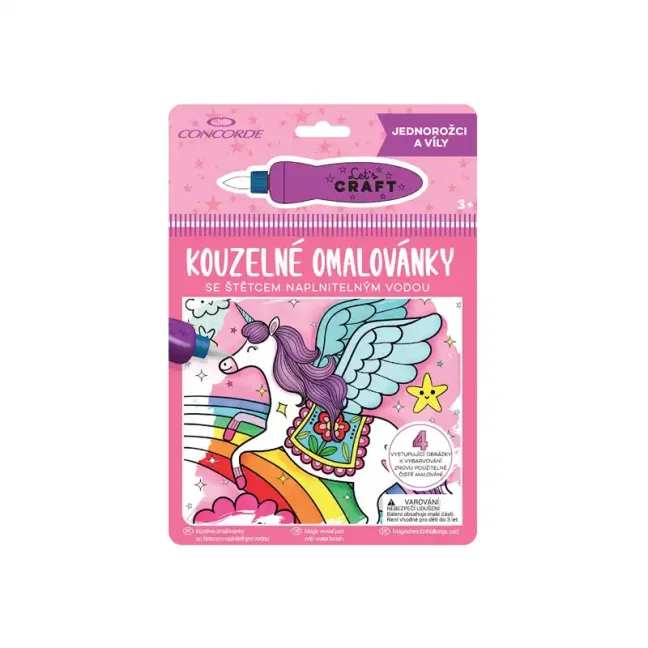 Kúzelná maľovanka CONCORDE - Jednorožci a víly