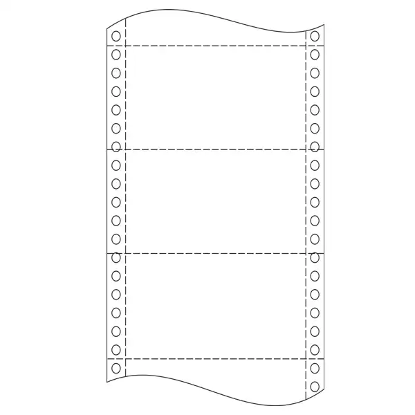 Tabelačný papier 25 x 04" (1+1) NCR