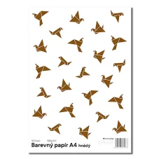 Farebný papier Color A4-80g - hnedá