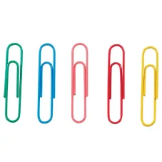 Listové spony 33 mm - mix farieb /100