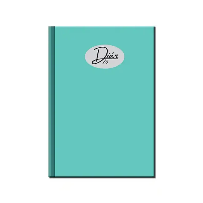 Denný diár A5 COLORS mentolový 2026