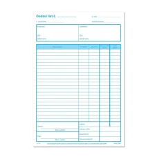 Dodací list A4 s DPH – samoprepis – 100 listov