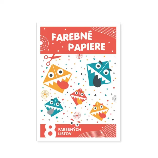 Zložka farebného papiera A4 / 8