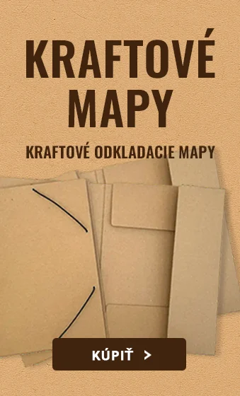 Odkladacie mapy - kraft