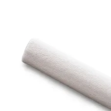 Krepový papier biely