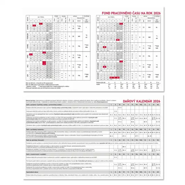 Stolový kalendár Maxi kalendár 2026