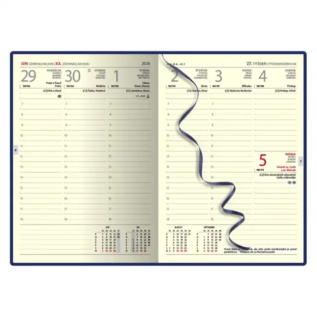 Manager diár B5 VENETIA  zelený 2026