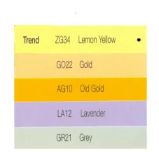 Farebný papier TREND A4-80g - ZG34 citrónovo žltá