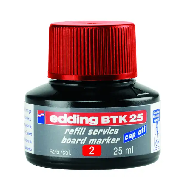 Atrament edding BTK 25 červený