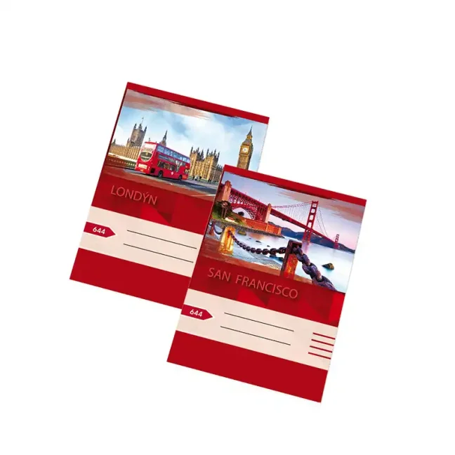 Zošit 644 - A6, 40 listov, linajkový