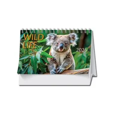 Stolový kalendár Wild life 2026