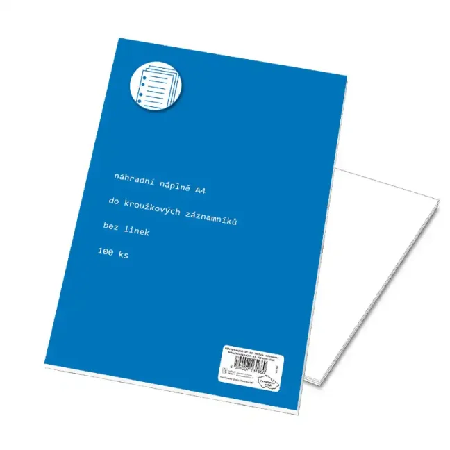 Náplne do karisblokov - A4 čisté