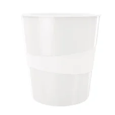 Odpadkový koš Leitz WOW, perleťová biela
