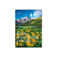 Nástenný kalendár Krásy Slovenskej prírody 2026