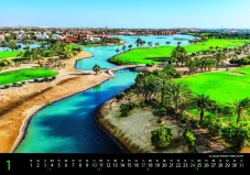 Nástenný kalendár Golf 2027