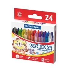 Voskové pastelky CENTROPEN 9530/24, 8 mm