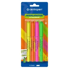 Zvýrazňovač CENTROPEN 2822 4 blist.