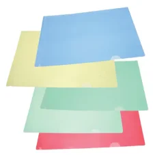 Obal A4 "L" hrubý, zelený transparentný
