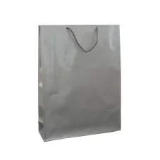 Taška 300x90x400 lamino strieborná 200ks/krt