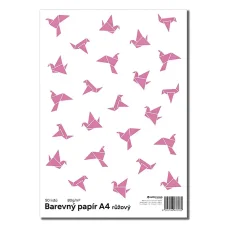 Farebný papier Color A4-80g - ružová