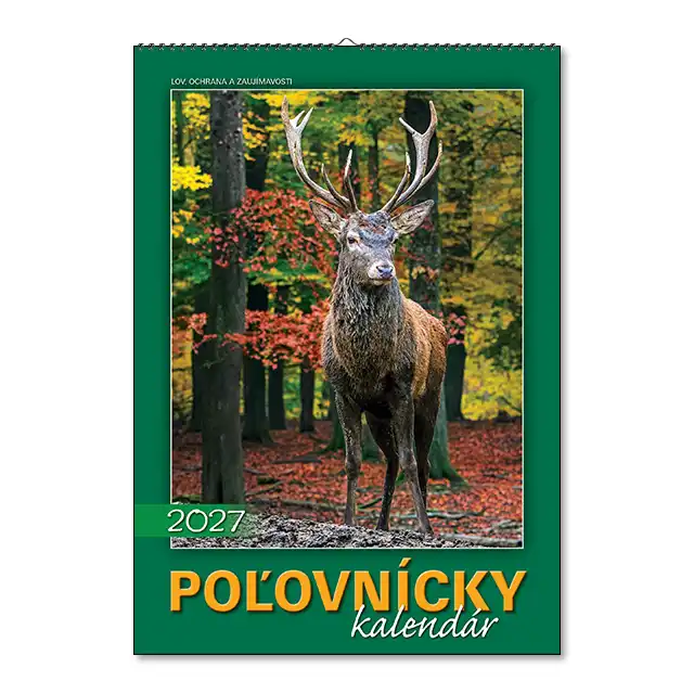 Nástenný kalendár Poľovnícky kalendár 2027