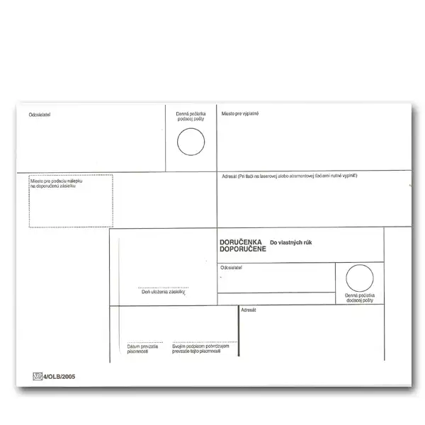 Obálky C5 do vlastných rúk