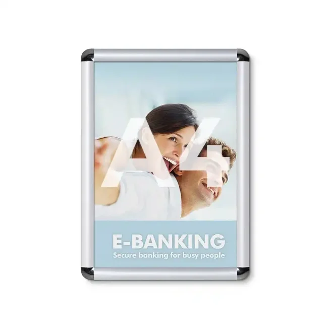 Kliprám s guľatými rohmi 25 mm A4 - akcia - dopredaj