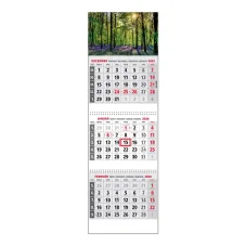 Plánovací kalendár KLASIK 3M sivý 2026 Obrázok E