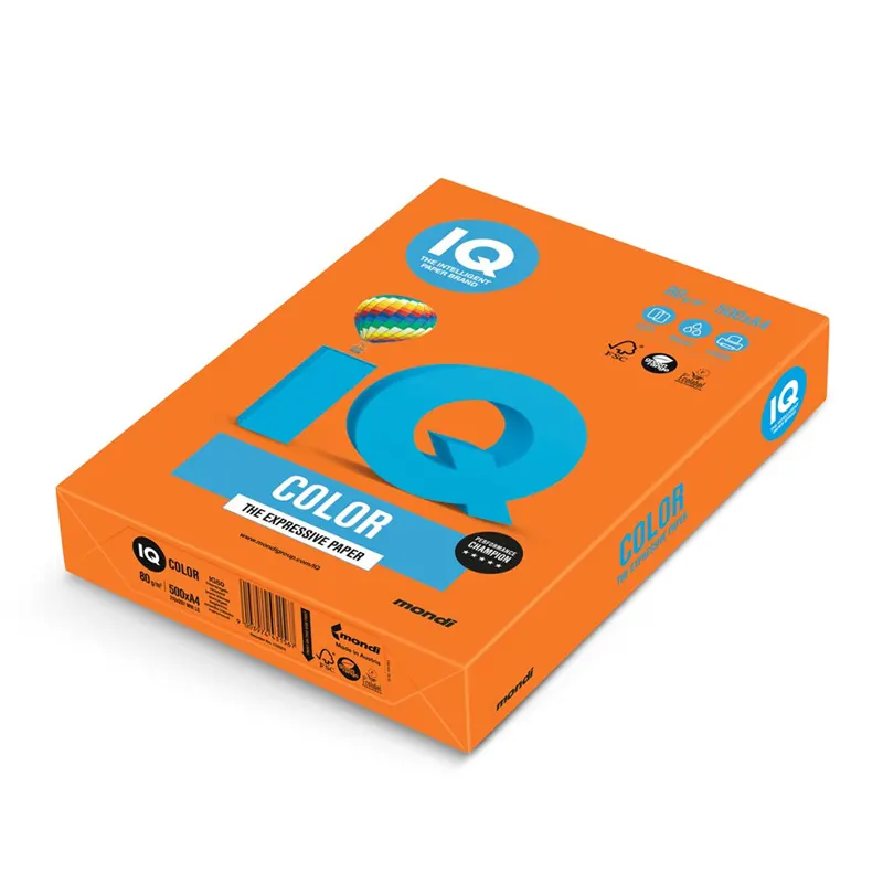 Farebný papier INTENSIVE A4-80g - OR43 oranžová